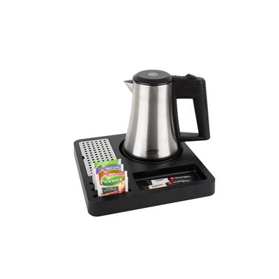 Square Tray Welcome Hotel With Kettle Star
